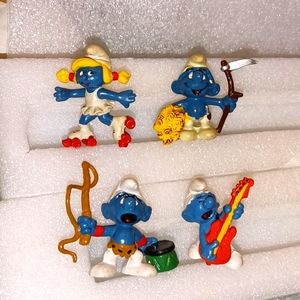 Collectible Smurfs 4 for $23 or $7 each